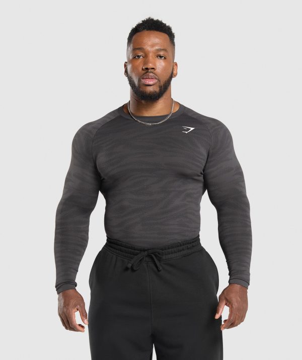 Geo Animal Seamless Long Sleeve T-Shirt
