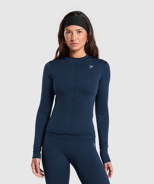 Everyday High Neck Long Sleeve Top