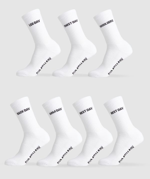 Graphic Crew Socks 7PK