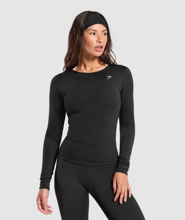 Everyday Open Back Long Sleeve Top