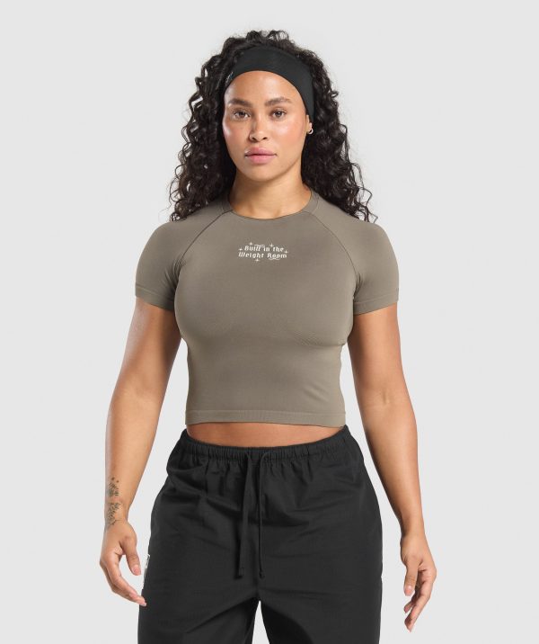 Built In The Weight Room Baby Tee