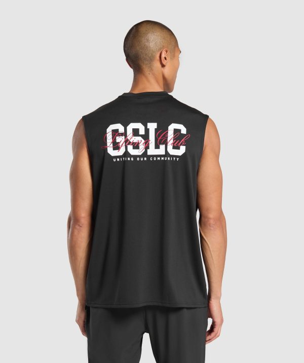 Script Graphic Cut Off Tank
