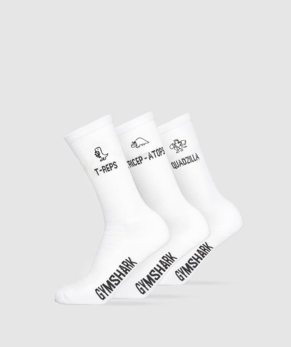 Graphic T-Reps Crew 3pk