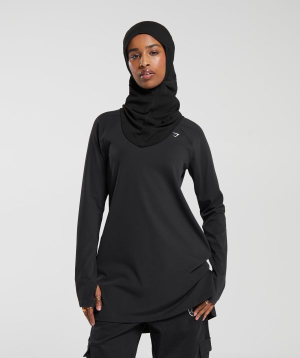 Long Line Long Sleeve Top