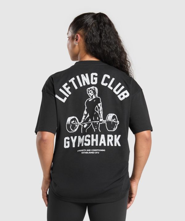 Script Graphic Oversized T-Shirt