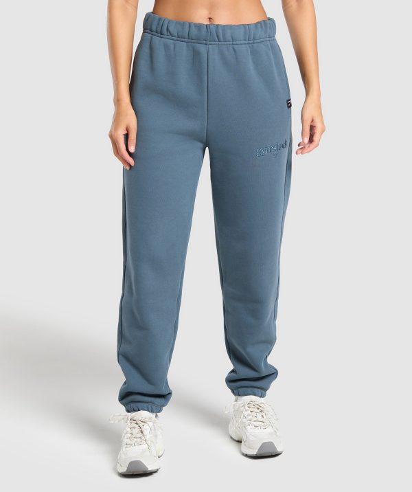 Embroidered Logo Oversized Joggers