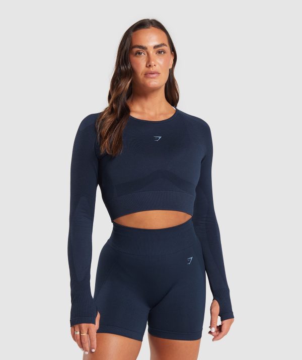 Flex Long Sleeve Crop Top