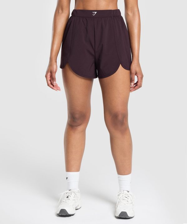 Scallop Hem Shaped Shorts