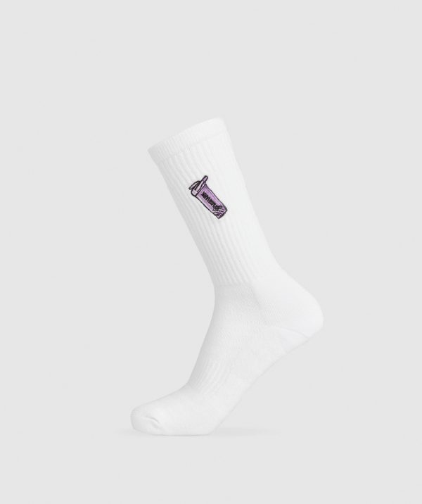 Graphic Shaker Crew Sock Single